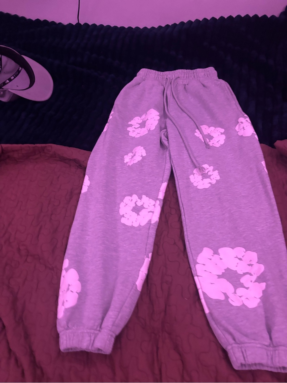 denim tear grey sweats 1t1